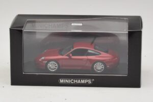 Porsche 911 997 Carrera 4S Red Metallic Minichamps 1:43 400066422 Metal - imagem 4 de 4