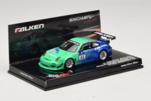 Porsche 911 997 GT3 R Falken #44 Nurburgring 2011 Minichamps 1:43 447116144 Metal - imagem 2 de 5