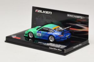 Porsche 911 997 GT3 R Falken #44 Nurburgring 2011 Minichamps 1:43 447116144 Metal - imagem 3 de 5