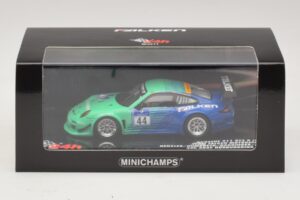 Porsche 911 997 GT3 R Falken #44 Nurburgring 2011 Minichamps 1:43 447116144 Metal - imagem 5 de 5