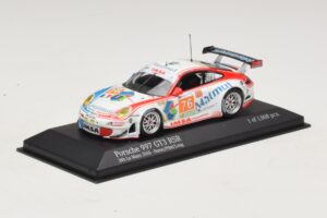 Porsche 911 997 GT3 RSR GT2 #76 R. Narac / J-K. Vernay / P. Pilet 24 Hours of Le Mans 2010 Minichamps 1:43 410106976 Metal - imagem 2 de 4