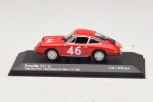 Porsche 911 S #46 Cahier / Killy Class Winners Targa Florio 1967 Minichamps 1:43 430676746 Metal