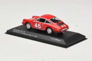 Porsche 911 S #46 Cahier / Killy Class Winners Targa Florio 1967 Minichamps 1:43 430676746 Metal - imagem 3 de 4