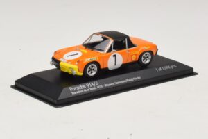 Porsche 914/6 #1 G. Larrousse / H. Marko Winners Marathon de la Route 1970 Minichamps 1:43 400706501 Metal - imagem 2 de 4