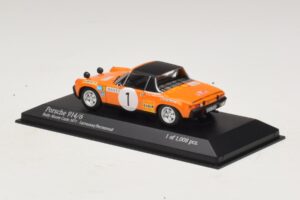 Porsche 914/6 #1 G. Larrousse / J-C. Perramond Rally Monte Carlo 1971 Minichamps 1:43 400716501 Metal - imagem 3 de 4