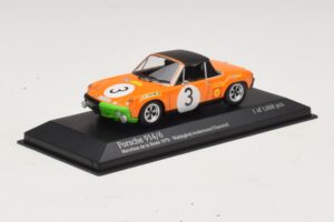 Porsche 914/6 #3 B. Waldegard / O. Andersson Marathon de la Route 1970 Minichamps 1:43 400706503 Metal - imagem 2 de 4
