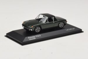 Porsche 914/6 Verde Minichamps 1:43 400065060 Metal - imagem 2 de 4