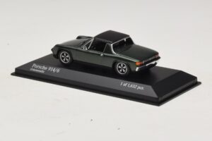 Porsche 914/6 Verde Minichamps 1:43 400065060 Metal - imagem 3 de 4
