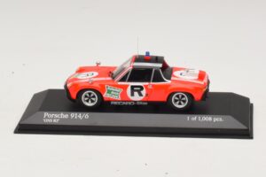 Porsche 914/6 ONS R2 Vermelho Minichamps 1:43 400746500 Metal