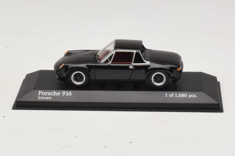 Porsche 916 Preto Minichamps 1:43 Porsche 916 Preto Minichamps 1:43 400066060 Metal