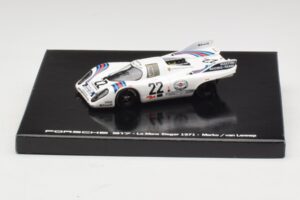 Porsche 917K #22 H. Marko / G. van Lennep Martini Racing 24 Hours of Le Mans Vencedor 1971 Edição Cassete Minichamps 1:43 WAP