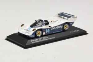 Porsche 962 IMSA #14 A. Holbert / D. Bell Mid-Ohio 500km 1986 Minichamps 1:43 400866514 Metal - imagem 2 de 4