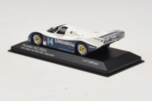 Porsche 962 IMSA #14 A. Holbert / D. Bell Mid-Ohio 500km 1986 Minichamps 1:43 400866514 Metal - imagem 3 de 4