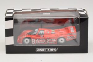 Porsche 962 IMSA #8 A.J. Foyt / B. Wollek 12 Hours of Sebring 1985 Minichamps 1:43 400856508 Metal - imagem 4 de 4
