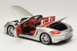 Porsche Boxster S 987 Cinzento Metálico Minichamps 1:18 110062030 Metal - imagem 5 de 8