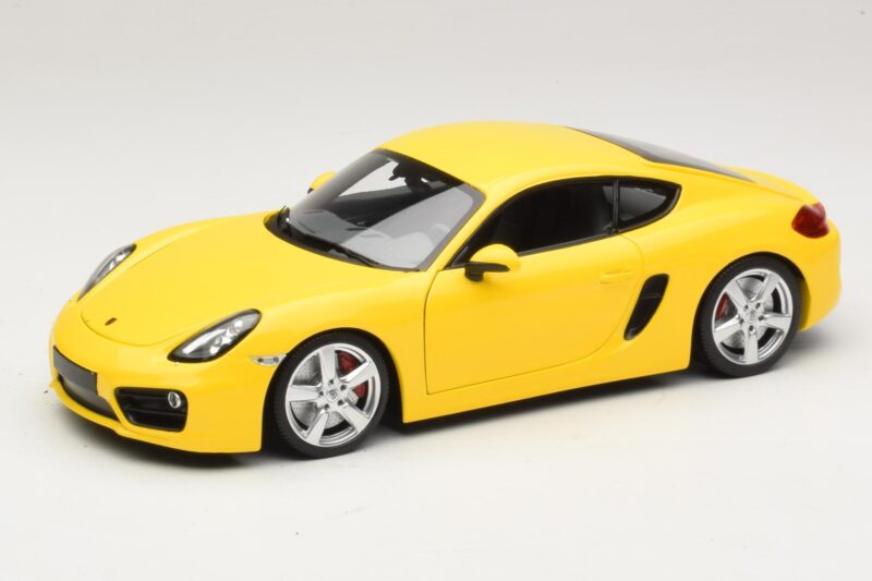 Porsche Cayman 981 Amarelo Minichamps 1:18 110062220 Metal