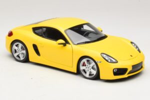 Porsche Cayman 981 Amarelo Minichamps 1:18 110062220 Metal - imagem 6 de 8