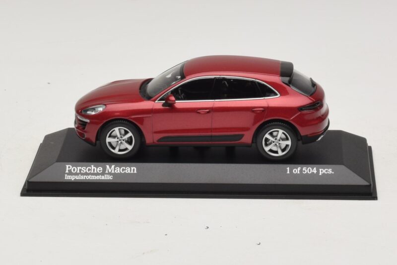 Porsche Macan 95B Vermelho Metálico Minichamps 1:43 410062600 Metal