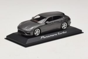 Porsche Panamera 971 Turbo Cinzento Metálico Minichamps 1:43 WAP0207610H Metal - imagem 2 de 4