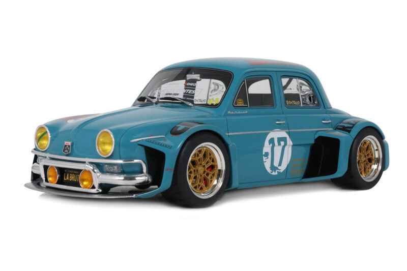 Renault Dauphine La Brute Green with Patina SEMA Best of Show Otto 1:18 Renault Dauphine La Brute Green with Patina SEMA Best of Show Otto 1:18 OT1268 Resina