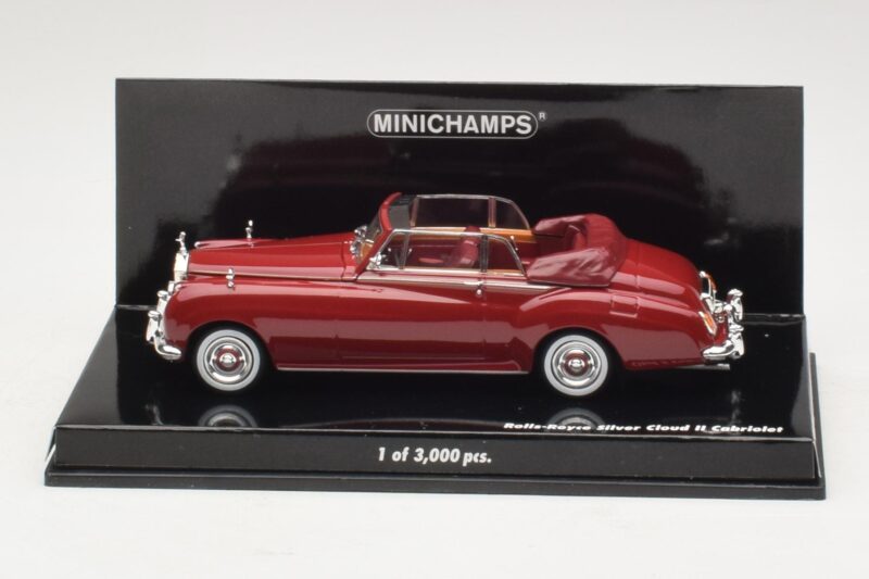 Rolls-Royce Silver Cloud II Cabriolet Vermelho Minichamps 1:43 436134930 Metal