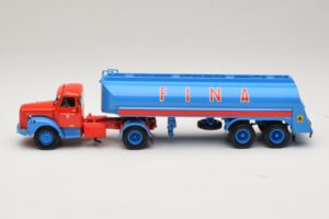 Scania L110S Tanksattelzug FINA Minichamps 1:43 499126970 Metal - imagem 3 de 6