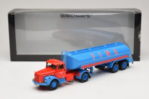 Scania L110S Tanksattelzug FINA Minichamps 1:43 499126970 Metal - imagem 6 de 6