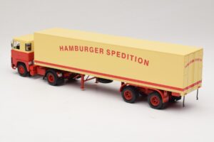 Scania LB111S Koffersattelzug Hamburger Spedition Minichamps 1:43 499123880 Metal - imagem 5 de 6