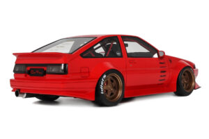 Toyota Sprinter Trueno AE86 Widebody Rosso Corsa Otto 1:18 OT1278 Resina - imagem 2 de 5