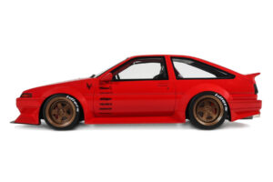 Toyota Sprinter Trueno AE86 Widebody Rosso Corsa Otto 1:18 OT1278 Resina - imagem 3 de 5