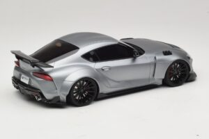 Toyota Supra A90 Prior Design Matt Silver GT Spirit 1:18 GT343 Resina - imagem 2 de 5