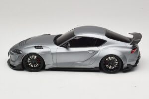 Toyota Supra A90 Prior Design Matt Silver GT Spirit 1:18 GT343 Resina - imagem 3 de 5