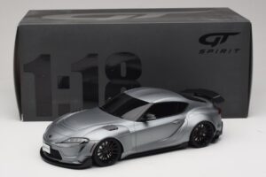 Toyota Supra A90 Prior Design Matt Silver GT Spirit 1:18 GT343 Resina - imagem 5 de 5