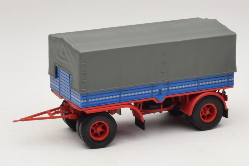 Reboque de Camião Azul Vermelho Minichamps 1:43 439159092 Metal