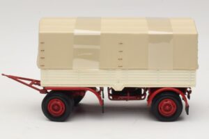 Reboque de Camião Lona Branco Vermelho Minichamps 1:43 439159096 Metal - imagem 3 de 6