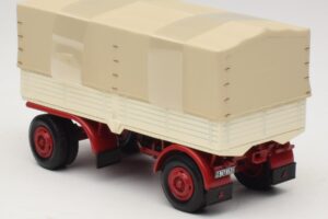 Reboque de Camião Lona Branco Vermelho Minichamps 1:43 439159096 Metal - imagem 5 de 6