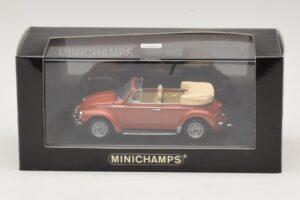Volkswagen 1200 Cabriolet Hebmuller Vermelho Minichamps 1:43 430052032 Metal - imagem 4 de 4