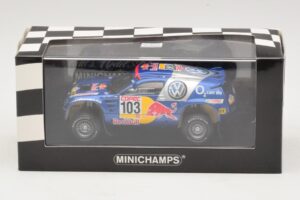 Volkswagen Race Touareg #103 B. Saby / R. Perin Winner Rally Por Las Pampas 2005 Caixa De Substituição Minichamps 1:43 436055 - imagem 4 de 4