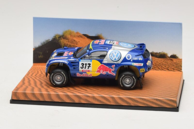 Volkswagen Race Touareg Red Bull #317 Edição Concessionário 2005 Minichamps 1:43 7LO099400PD317 Metal