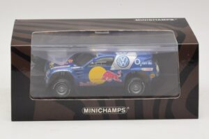Volkswagen Race Touareg Red Bull Presentation Essen Motor Show 2004 Minichamps 1:43 436045300 Metal - imagem 5 de 5