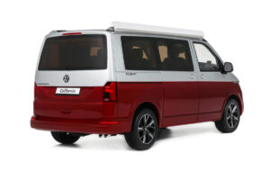 Volkswagen T6.1 California Ocean Tornado Red / Reflex Silver Otto 1:18 OT1342 Resina - imagem 2 de 5