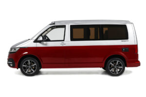 Volkswagen T6.1 California Ocean Tornado Red / Reflex Silver Otto 1:18 OT1342 Resina - imagem 3 de 5