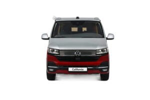 Volkswagen T6.1 California Ocean Tornado Red / Reflex Silver Otto 1:18 OT1342 Resina - imagem 4 de 5