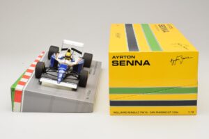 Williams FW16 Renault #2 A. Senna San Marino GP 1994 Minichamps 1:18 543941833 Metal - imagem 7 de 7