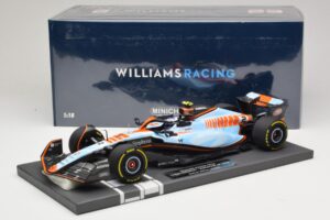 Williams Racing FW45 #2 L. Sargeant Singapore GP 2023 Minichamps 1:18 117231602 Metal - imagem 6 de 7
