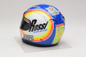 Capacete AGV V. Rossi MotoGP Sepang 2005 Minichamps 1:2 327050066 Metal - imagem 3 de 8