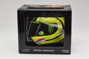 Capacete AGV V. Rossi MotoGP Valencia Test 2009 Minichamps 1:2 327100066 Metal - imagem 7 de 7