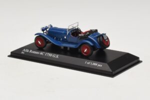 Alfa Romeo 6C 1750 G.S. Azul Minichamps 1:43 400120431 Metal - imagem 3 de 5