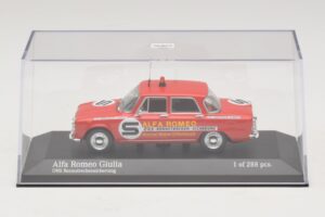 Alfa Romeo Giulia ONS Rennstreckensicherung 1973 Minichamps 1:43 400120994 Metal - imagem 4 de 5