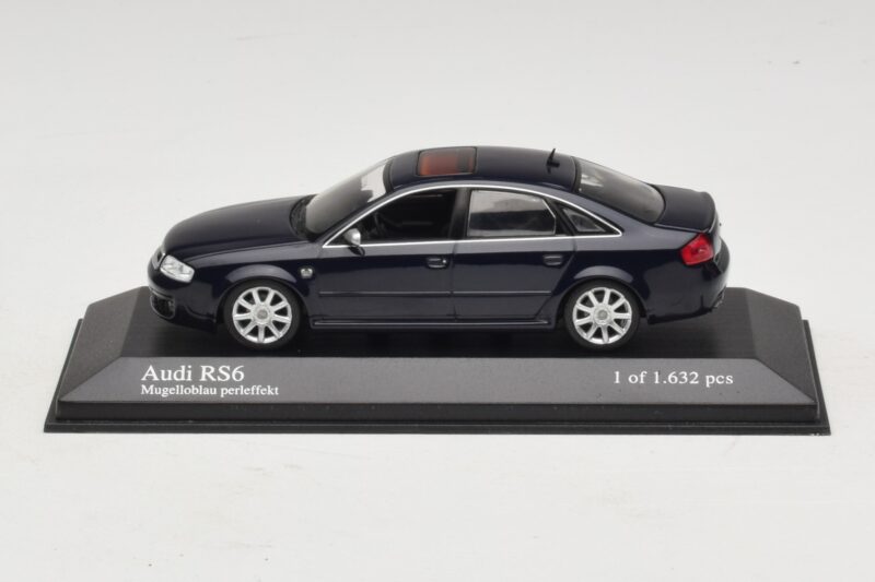 Audi RS6 C5 Azul Metálico Minichamps 1:43 400011702 Metal